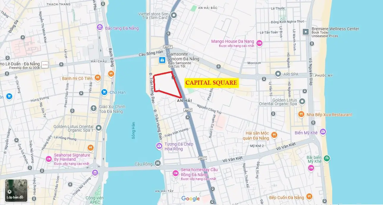 Trải Nghiệm Không Gian Sống Căn Hộ Capital Square Đà Nẵng https://vflinvest.com 1 Vị trí đắc địa dự án Capital Square Đà Nẵng bên sông Hàn